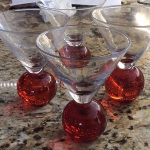 Vintage E. Cointreau Martini Glasses